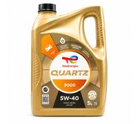Total Quartz 9000 Olio Motore 5W40 VW 502.00 505.00 MB 229.5 BMW LL01 5L