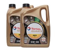 Total quartz ECS Ïñèõ SAE 5W-30 Olio Motore PSA B 71 2290, 2x5 Litro