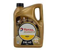Total quartz Ineo C3 SAE 5W-40 Olio Motore MB 229.51 VW 505 00, 5 Litro