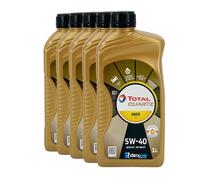 TOTAL Quartz Ineo C3 SAE 5W-40 Olio Motore MB 229.51 VW 505 00, 5x1 Litro