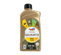 TOTAL Quartz Ineo EcoB Olio Motore 5W-20, 1 L, Semisintetico