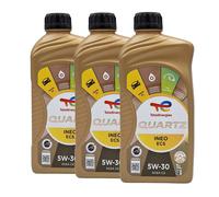 TOTAL Quartz Ineo ECS SAE 5W-30 Olio Motore PSA B 71 2290, 3x1 Litri