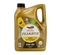 Total quartz Ineo Efficiency SAE 0W-30 Olio Motore BMW Longlife-19FE, 5 Litro