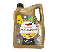 Total quartz Ineo Efficiency SAE 0W-30 Olio Motore BMW Longlife-19FE, 5 Litro