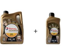 Total Quartz Ineo Longlife 5W 30 Olio Motore 1X5 E 1X1 Litro VW 50400 + 50700
