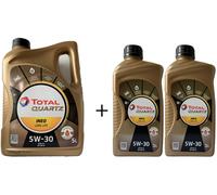 Total Quartz Ineo Longlife 5W 30 Olio Motore 1x5 E 2x1 Litri VW 50400 + 50700