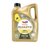 Total quartz Ineo Longlife SAE 5W-30 Olio Motore MB 229.51, BMW LL-04, 2x5 Litro