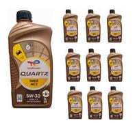 Total Quartz Ineo Mc3 5w-30 Olio Motore Progettato Per Alte Prestazioni 10 Litri