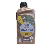TOTAL QUARTZ INEO MC3 - OLIO LUBRIFICANTE PER MOTORI BENZINA E DIESEL CON VISCOSITA' SAE 5W30 ACEA C3 API SN PLUS/CF. TECNOLOGIA AGE-RESISTANCE. CONFEZIONE : 1 LITRO