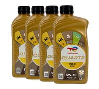 Total quartz Ineo Mdc SAE 5W-30 Olio Motore dexos2, MB 229.52,4x1 Litro