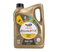 TOTAL Quartz Ineo MDC SAE 5W-30 Olio Motore dexos2, MB 229.52, 5 Litri