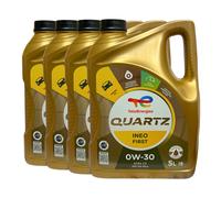 Total quartz Ineo Primo SAE 0W-30 Olio Motore PSA B712302, B712312, 4x5 Litro