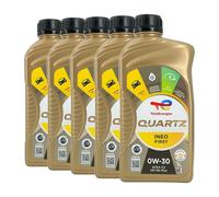 Total quartz Ineo Primo SAE 0W-30 Olio Motore PSA B712302, B712312, 5x1 Litro