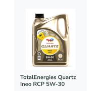 TOTAL QUARTZ INEO RCP 5W30- 59,99 Euro con cod sconto 5Litri