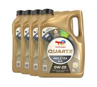 Total quartz Ineo Xtra EC6 SAE 0W-20 Olio Motore MB 229.72 Vcc RBS0-2AE, 4x5 Lt.