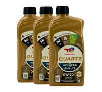 Total quartz Ineo Xtra Longlife SAE 0W-20 Olio Motore VW 508 00, 509 00, 3x1 Lt.