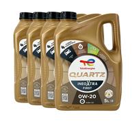 Total quartz Ineo Xtra Primo SAE 0W-20 Olio Motore Opel OV0401547-A20, 4x5 Litro