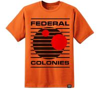 Total Rekall Film Retro T Shirt (S-3XL) Schwarzenegger Colonie Federali Richiamo