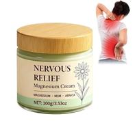 Total Relief - Crema al magnesio per rilassamento muscolare, lenisce i nervi e supporto lenitivo quotidiano, ideale per atleti, adulti attivi e anziani, 1 pezzo