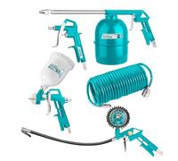 KIT ACCESSORI COMPRESSORE ARIA COMPRESSA AEROGRAFO SET 5pz ECO TOTAL