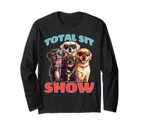 Total Sit Show Allenatore di Cani Animali obbedienza Maglia a Manica
