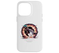 Total Solar 2026 Eclipse 12 agosto T-Rex Totality Fun Custodia per iPhone 14 Pro Max