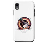Total Solar 2026 Eclipse 12 agosto T-Rex Totality Fun Custodia per iPhone XR