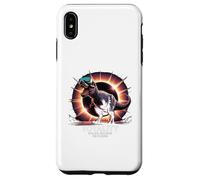 Total Solar 2026 Eclipse 12 agosto T-Rex Totality Fun Custodia per iPhone XS Max