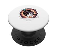 Total Solar 2026 Eclipse 12 agosto T-Rex Totality Fun PopSockets PopGrip Adesivo