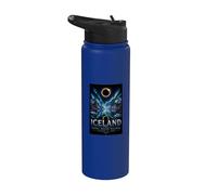 Total Solar Eclipse 2026 Islanda, Totality Chaser Uomini Donne Stainless Steel Insulated Water Bottle