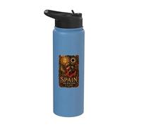 Total Solar Eclipse 2026 Spagna 12 agosto Amante dell'astronomia Stainless Steel Insulated Water Bottle