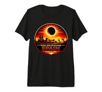 Total Solar Eclipse 2026 Spagna - Maglietta Scienza Totality Chaser Maglietta Premium