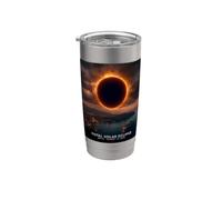 Total Solar Eclipse 2026 Spagna Nave da crociera Avventura Famiglia Bicchiere termico in acciaio inox doppia parete