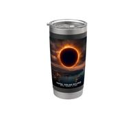 Total Solar Eclipse 2026 Spagna Nave da crociera Avventura Famiglia Bicchiere termico in acciaio inox doppia parete