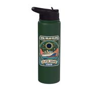 Total Solar Eclipse Cruise 2026 Islanda Spagna Voyage Stainless Steel Insulated Water Bottle
