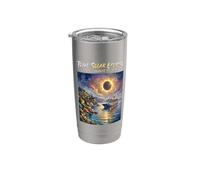 Total Solar Eclipse Cruise 2026 Spagna 12 agosto 2026 Bicchiere termico in acciaio inox doppia parete