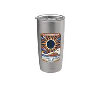 Total Solar Eclipse Cruise Adventure 2026 Totality Chaser Bicchiere termico in acciaio inox doppia parete