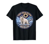 Total Solar Eclipse Greenland 2026 Polar Bear Eclipse Chaser Maglietta