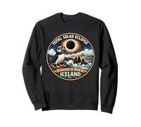 Total Solar Eclipse Iceland 2026 Puffin Eclipse Chaser Patch Felpa