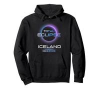 Total Solar Eclipse Iceland 8 12 2026 Totality Astronomy Felpa con Cappuccio