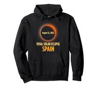 Total Solar Eclipse Spain August 12 2026 Eclipse Chaser Felpa con Cappuccio