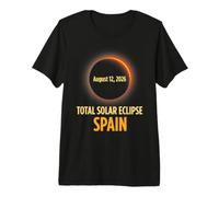 Total Solar Eclipse Spain August 12 2026 Eclipse Chaser Maglietta Premium