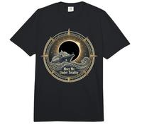 Total Solar Eclipse Totality Observer Nave da Crociera Nautica Comfort Colors Adult Heavyweight T-Shirt