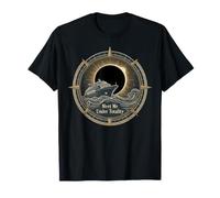 Total Solar Eclipse Totality Observer Nave da Crociera Nautica Maglietta