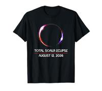 Total Solar Event Eclipse 2026 Il Sentiero del Cielo Totale Maglietta