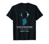 Total Solar Event Eclipse 2026 Il Sentiero della Totalità Sole Maglietta