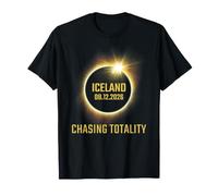 Total Solar Iceland Eclipse 2026 Chasing Totality Maglietta