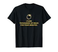 Total Solar Iceland Eclipse 2026 I Flew for 4 Minutes Maglietta con Stampa Grafica Economica