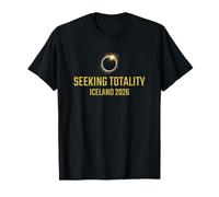 Total Solar Iceland Eclipse 2026 Totality Maglietta