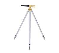 Total Station, morsetto per asta di centraggio, staffa di supporto per treppiede, altezza regolabile, treppiede da 80 a 124 cm, clip nera